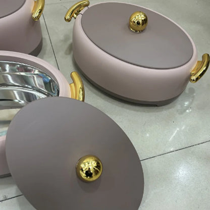 Boîte isotherme pour aliments du Ramadan, grande capacité, chauffe-plats, boîte à lunch, événement, réunion de famille, 2L, 2,5 L, 3L, ensemble de 3 pièces