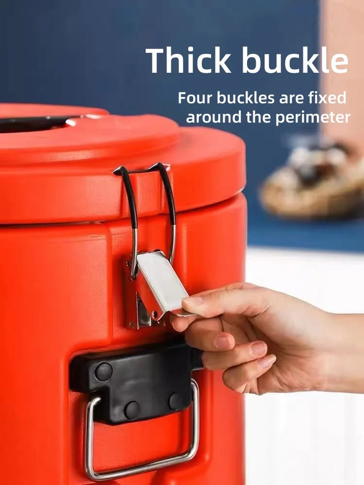 Boîte à lunch isolée pour aliments, restaurant en libre-service, grande capacité, récipient de stockage des aliments, ensemble E27, 4-7-15-30-60L, 5 pièces