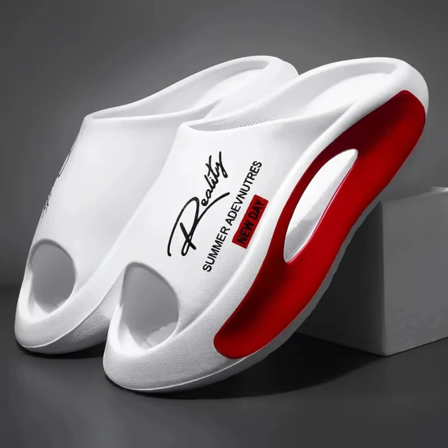 Pantoufles pour hommes et femmes, pantoufles de couple antidérapantes à la mode EVA 2 couleurs 36-45