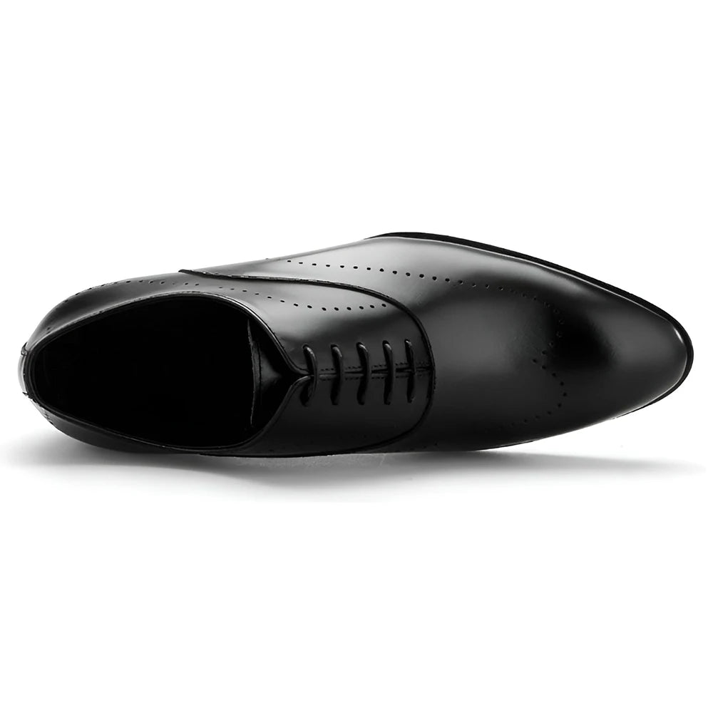 Chaussures Oxford en cuir véritable pour hommes, chaussures de haute qualité, faites à la main, pleine fleur, pour les affaires, décontractées, pour la vie quotidienne, 2024