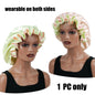 Bonnet de cheveux minimaliste Double couche en Satin, 1 pièce, bonnets de sommeil pouvant être portées des deux côtés, casquette polyvalente pour hommes/femmes
