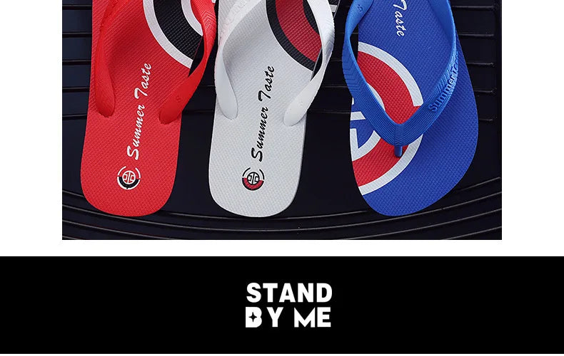 Nouveaux tongs antidérapantes pour hommes, sandales de plage tendance pour couples, motifs uniques, diapositives d'été unisexes durables pour l'extérieur, pour vêtements décontractés