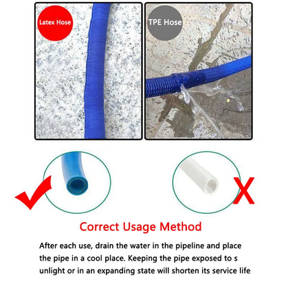 1 nouveau tuyau d'arrosage pour usage domestique ; Tuyau de jardinage