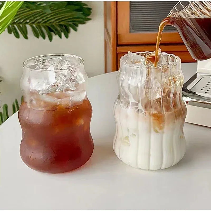 Verre à thé à bulles Transparent de 550ml, avec pailles, tasses à bière, pichet à jus de lait et de fraise, tasse à café, verres pour fête ﻿