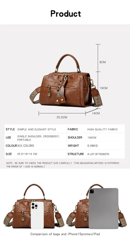 Femmes en cuir souple sacs à poignée supérieure sacs à Main de créateur de luxe dames grand Sac à bandoulière fourre-tout décontracté Sac de transport A Main