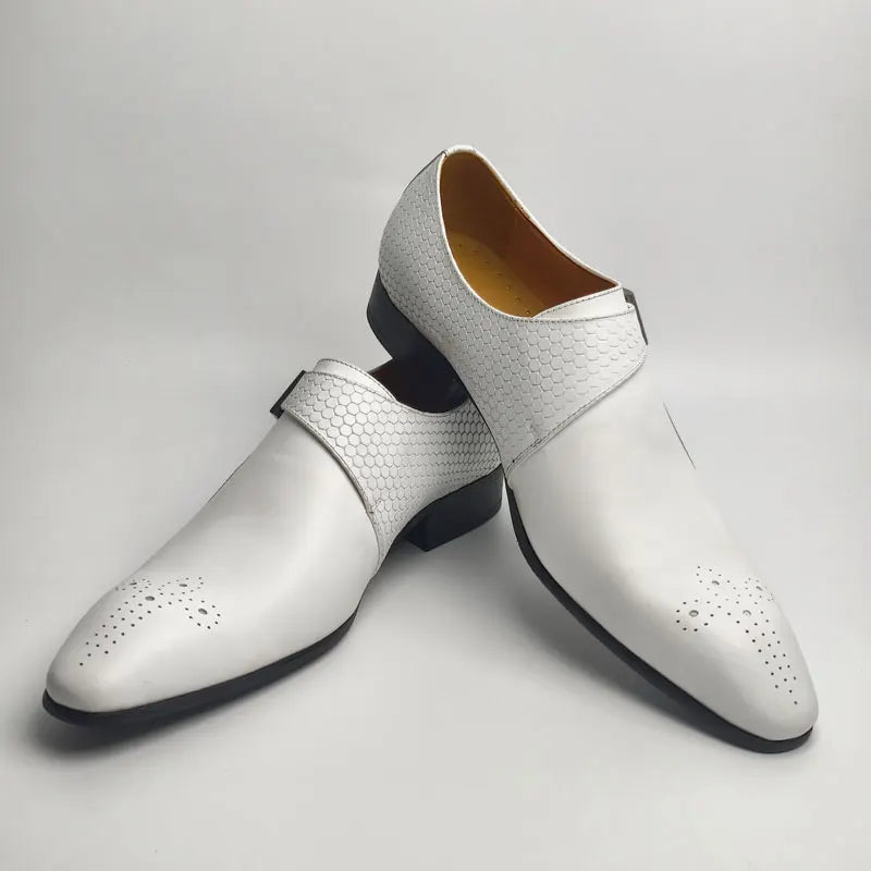 Chaussures en cuir pour hommes à la mode de luxe Style moine quotidien en plein air affaires de luxe mode bureau robe chaussure personnalisation livraison directe