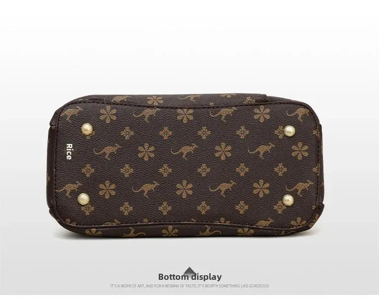 Kangourou femmes sac à main épaule sac à bandoulière automne nouveau Style à la mode maman sac grande capacité fermeture à glissière dames sac à main