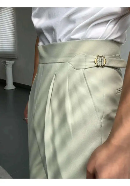 Pantalon de Surintendant d'Affaires pour Homme, Vêtement de Qualité Supérieure, Décontracté, Taille Haute, Jambes Droites, Zones, Printemps, Paris, 2023