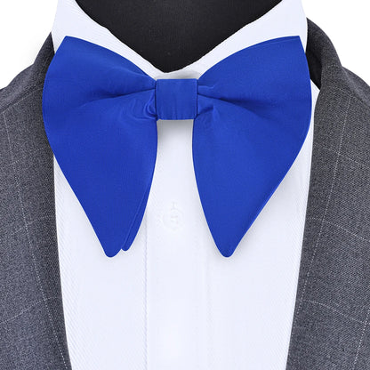 GUSLESON mode rose Champagne bleu solide noeud papillon pour hommes classique grand noeud papillon pour fête de mariage nœud papillon adulte hommes cravate