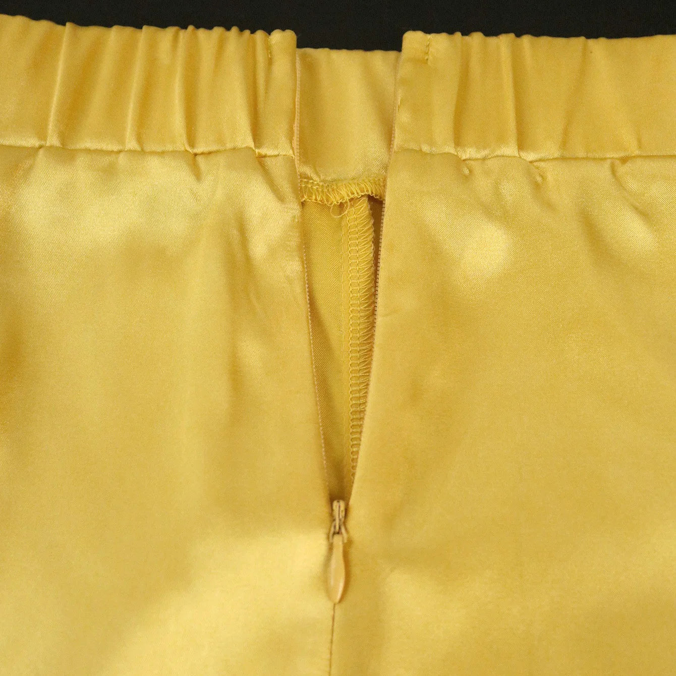 Ensemble 2 pièces pantalon pour femme, chemisier et pantalon Extra longs jaunes, mode élégante pour dames, tenues de dîner pour fête d'anniversaire, nouvelle collection 2025