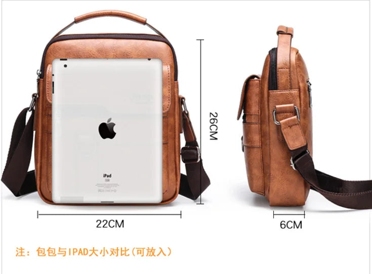 Sac à bandoulière simple pour hommes et femmes, fourre-tout d'affaires, sac à bandoulière décontracté à la mode