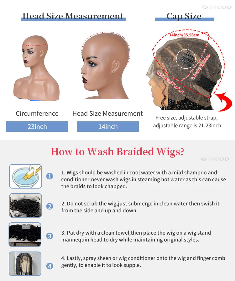 Perruques tressées synthétiques pour femmes noires perruque pleine dentelle tresse africaine sans noeud boîte tresses cheveux avant de lacet perruques pas cher Cornrow tresses