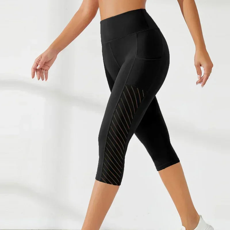 Short de sport taille haute pour femme, pantalon court, fitness, nudité, lifting des hanches, course à pied, yoga, poches latérales, collants, séchage rapide, gym, sport