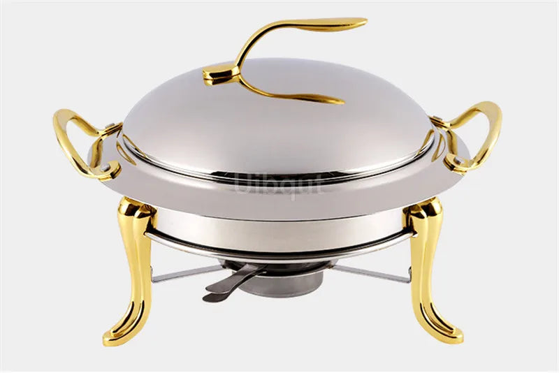 Pot à alcool en acier inoxydable, or sec, petit marmite, restaurant, hôtel, ménage commercial, shabu, pot à frire, réchaud de mariage