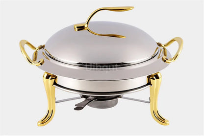 Pot à alcool en acier inoxydable, or sec, petit marmite, restaurant, hôtel, ménage commercial, shabu, pot à frire, réchaud de mariage