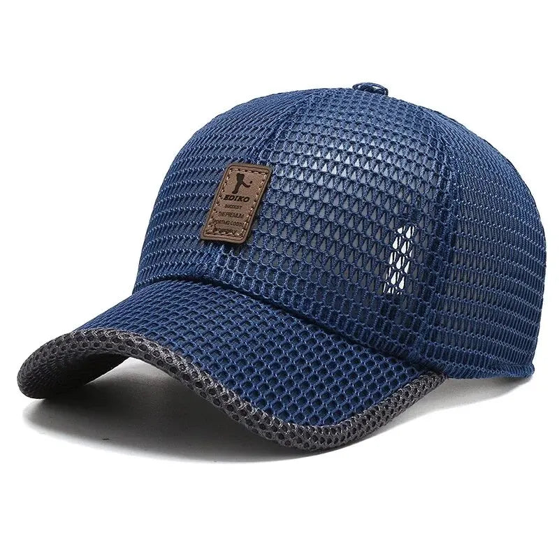Printemps et été nouveau chapeau en maille hommes automne et hiver casquette coréenne marée chapeau chapeau en plein air décontracté mode parasol casquette de Baseball