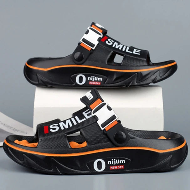 2025 nouveaux pantoufles de Massage pour hommes sandales d'extérieur intérieures plage confortables diapositives souples chaussures décontractées pour hommes femmes pantoufles de maison