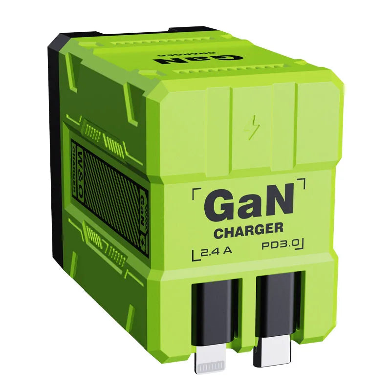 GaN 20W charge rapide PD3.0 chargeur Type C éclairage pour iPhone 12 13 Samsung Huawei Xiaomi téléphone portable prise ue/US chargeur mural