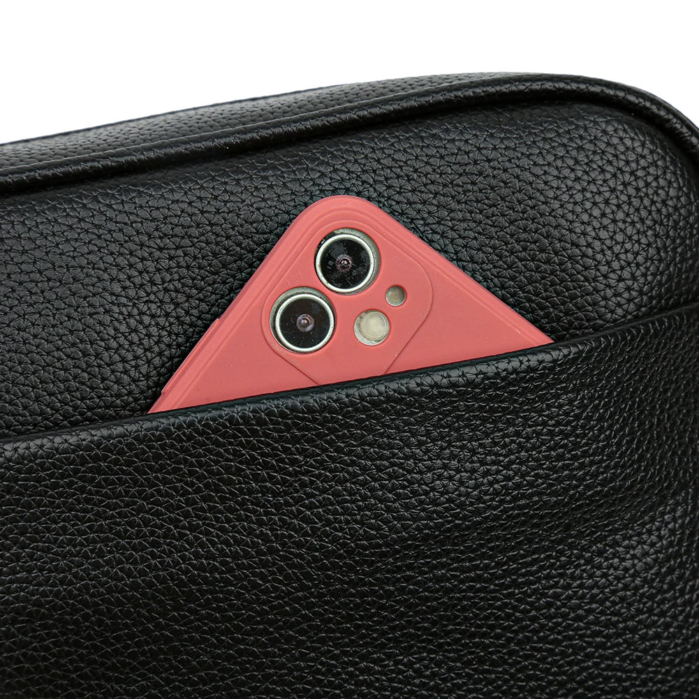 Sac à main en cuir pour femmes, fourre-tout de marque de luxe, à la mode, de styliste, solide, pour documents, 2024