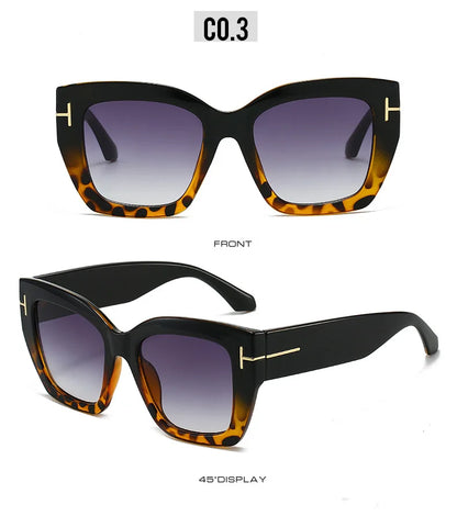 Lunettes de soleil vintage pour hommes et femmes, protection UV, forme carrée, haute qualité, style tendance