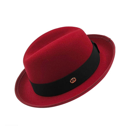 NOUVEAU chapeau de tarte de porc bord hommes femmes Fedora classique gentleman melon cosplay derby melon anglais chapeau panama jazz chapeau en gros