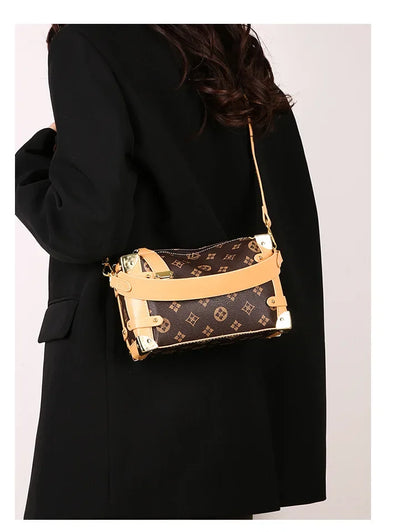 Sac à main polyvalent, nouveau Style étranger, couleur personnalisée, à la mode, couleur contrastée, épaule unique, portée Oblique, printemps 2025