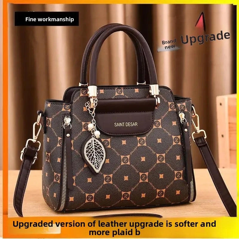 Sac à main à la mode de grande capacité pour femmes, petit sac à bandoulière pour dames et mères d'âge moyen