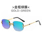 Petites lunettes De soleil en métal Vintage cadre ovale femmes lunettes De soleil hommes marque De luxe Design lunettes De soleil femmes miroir Gafas De Sol UV400