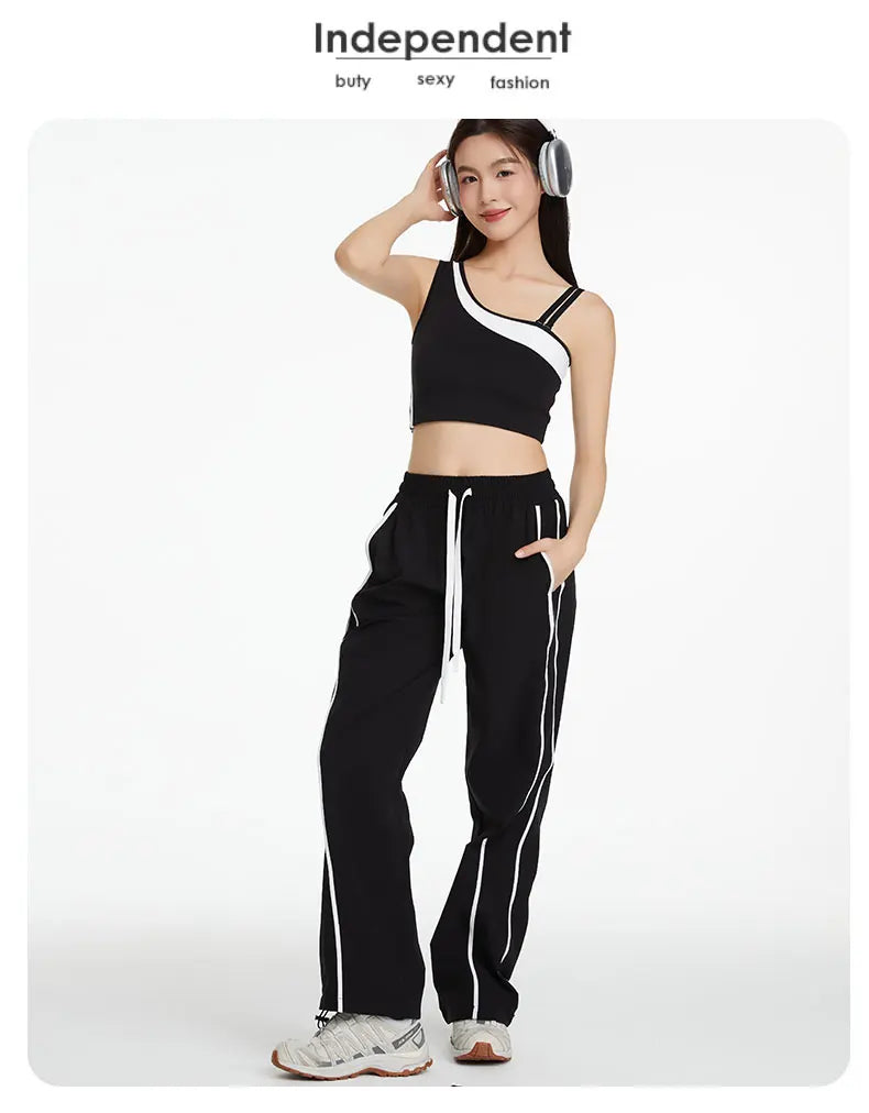 Pantalon de sport pour femmes en été Cool coupe-vent en plein air alpinisme ample décontracté pantalon à jambes larges pantalon de Protection solaire