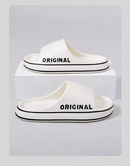 BS -Pantoufles d'été pour hommes et femmes, sandales souples, chaussures de plage décontractées, oligslides légers, sandales d'extérieur de marque