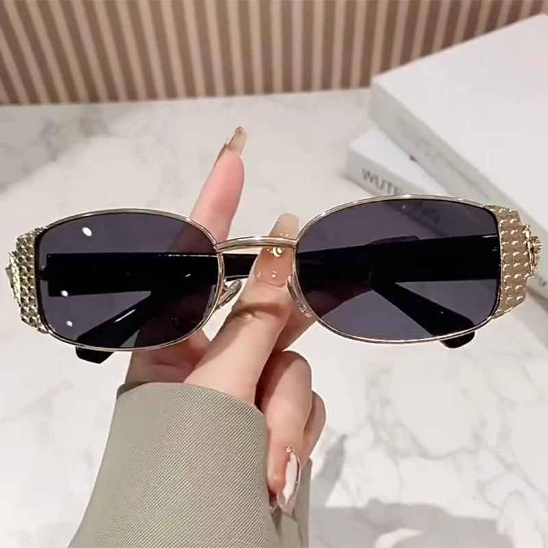 Nouvelle marque de mode Vintage lunettes de soleil femmes de luxe concepteur 2025 voyage en plein air nuances lunettes à la mode fête haut d'été lunettes de soleil