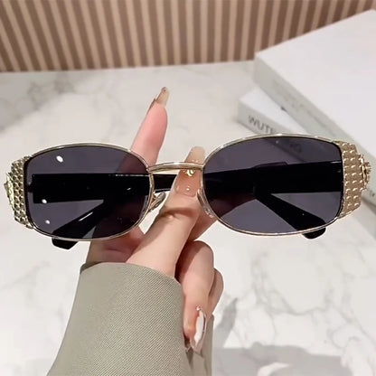 Nouvelle marque de mode Vintage lunettes de soleil femmes de luxe concepteur 2025 voyage en plein air nuances lunettes à la mode fête haut d'été lunettes de soleil