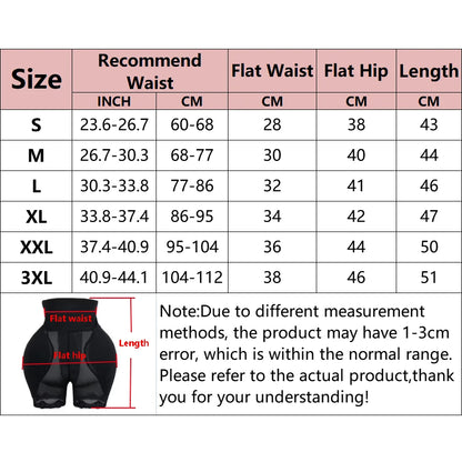 Hip Shapewear culottes femmes bout à bout Shaper culotte Sexy corps Shaper Push Up culotte hanche Enahncer Shapewear avec coussinets