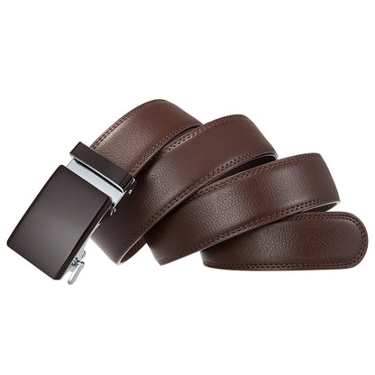 Nouveaux hommes ceinture mode alliage automatique boucle ceinture affaires décontracté décoration ceinture hommes ceintures 3.5 cm noir bleu rouge café