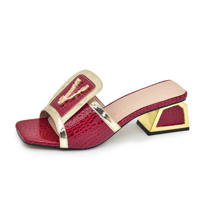 Sandales à Talons Hauts pour Femme, Chaussures de Luxe de Styliste, pour Mariage, ix, Nouvelle Collection