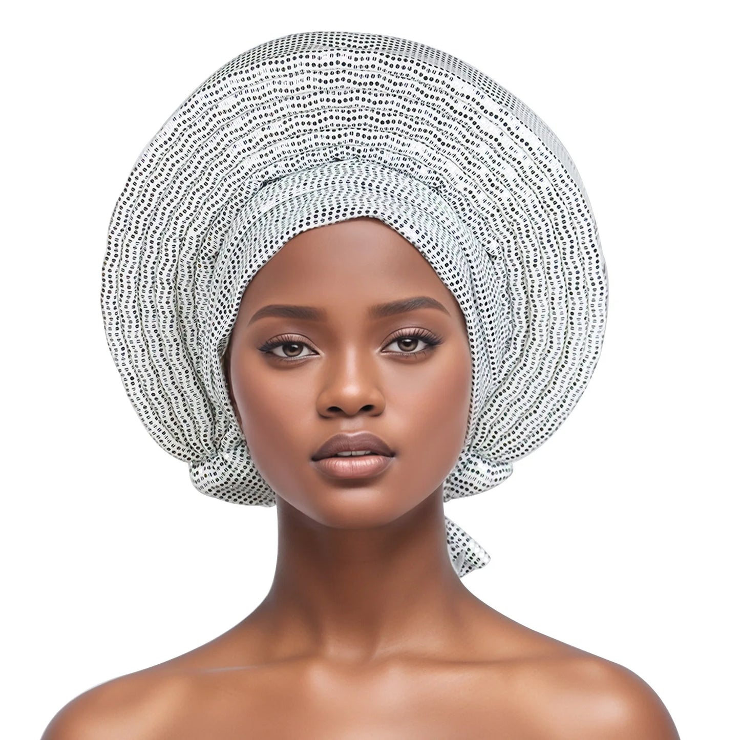 Casquette Turban plissée pour femmes africaines déjà fabriquées Auto Gele femme bandeau Nigeria dame chapeaux chapeau fête de mariage chapeaux