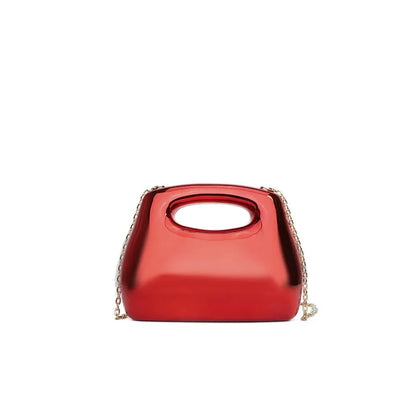 Sac à main hobo en acrylique doré pour femme, sac à main de plage transparent, sac à main de soirée, poignée supérieure ronde, fête de mariage, designer de luxe