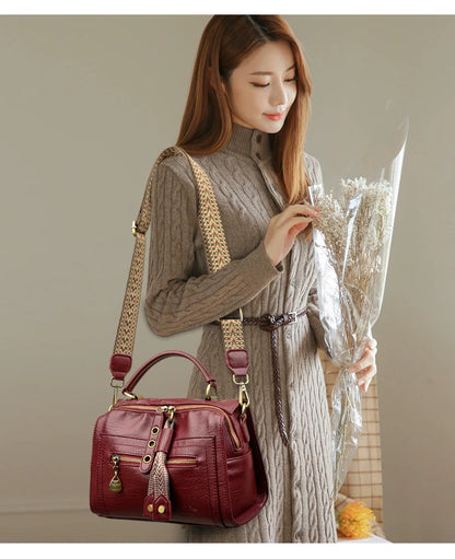 Femmes en cuir souple sacs à poignée supérieure sacs à Main de créateur de luxe dames grand Sac à bandoulière fourre-tout décontracté Sac de transport A Main