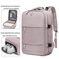 Sac à dos violet clair de grande capacité pour femmes avec séparation sèche et humide, sac d'ordinateur de transport, multifonctionnel étanche l