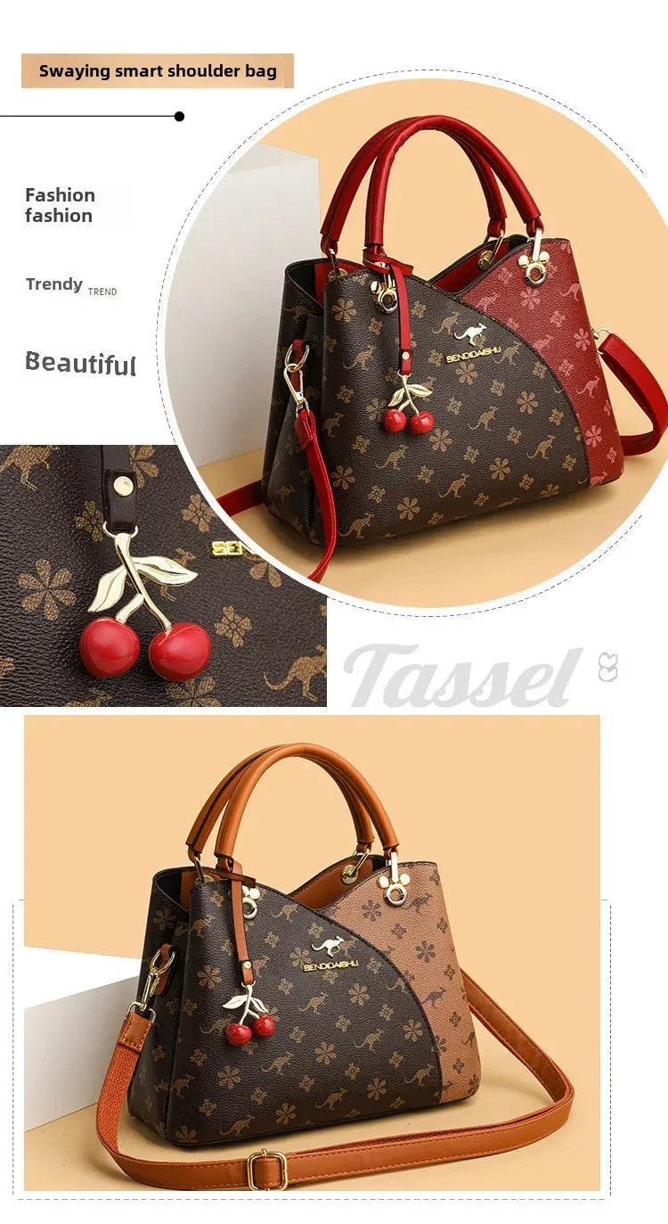 Kangourou femmes sac à main épaule sac à bandoulière automne nouveau Style à la mode maman sac grande capacité fermeture à glissière dames sac à main