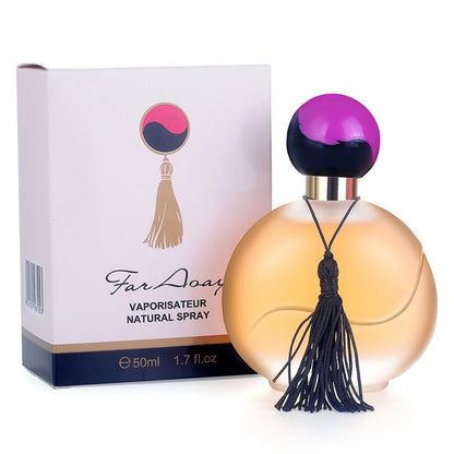 Parfum Durable à odeur d'agrumes fraîche, 50ml, pour dames, parfum haut de gamme, longue durée, saveur d'orange clair