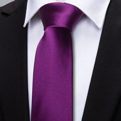 Barry.Wang violet lilas lavande soie hommes cravate mouchoir bouton de manchette ensemble Jacquard cravate florale pour homme mariage fête d'affaires