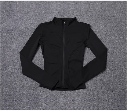 Veste de Sport pour femmes, chemise à manches longues, manteau d'entraînement, vêtements d'entraînement, de Yoga