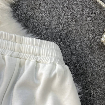 Veste à capuche costume de sport à la mode femmes été 2025 nouveau ensemble deux pièces populaire pantalon réducteur d'âge