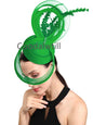 Plume Derbr Fascinator chapeaux femmes Vintage église pilulier casquette bandeau dames élégant Cocktail Kentucky casque Fascinators