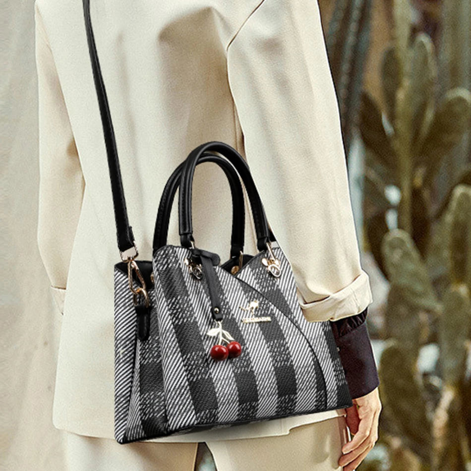 Sacs à main de luxe en cuir pour femmes, sacoches de styliste de grande capacité, à bandoulière, nouvelle collection 2024