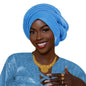 Mode africaine musulmane Turban casquette femmes Autogele couvre-chef dame bandeau Nigeria mariage couvre-chef Turbante Mujer 2025