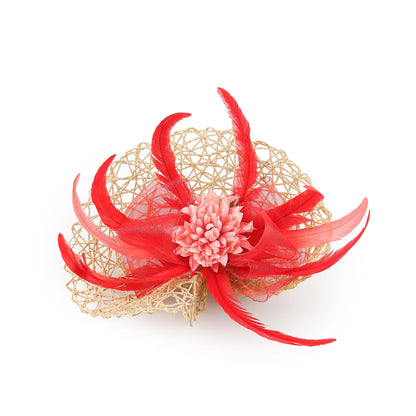 Chapeau fascinateur en plumes et fleurs, Design Unique, chapeau Derby pour fête de thé, mascarade, décoration de cheveux, cadeau de noël pour femmes