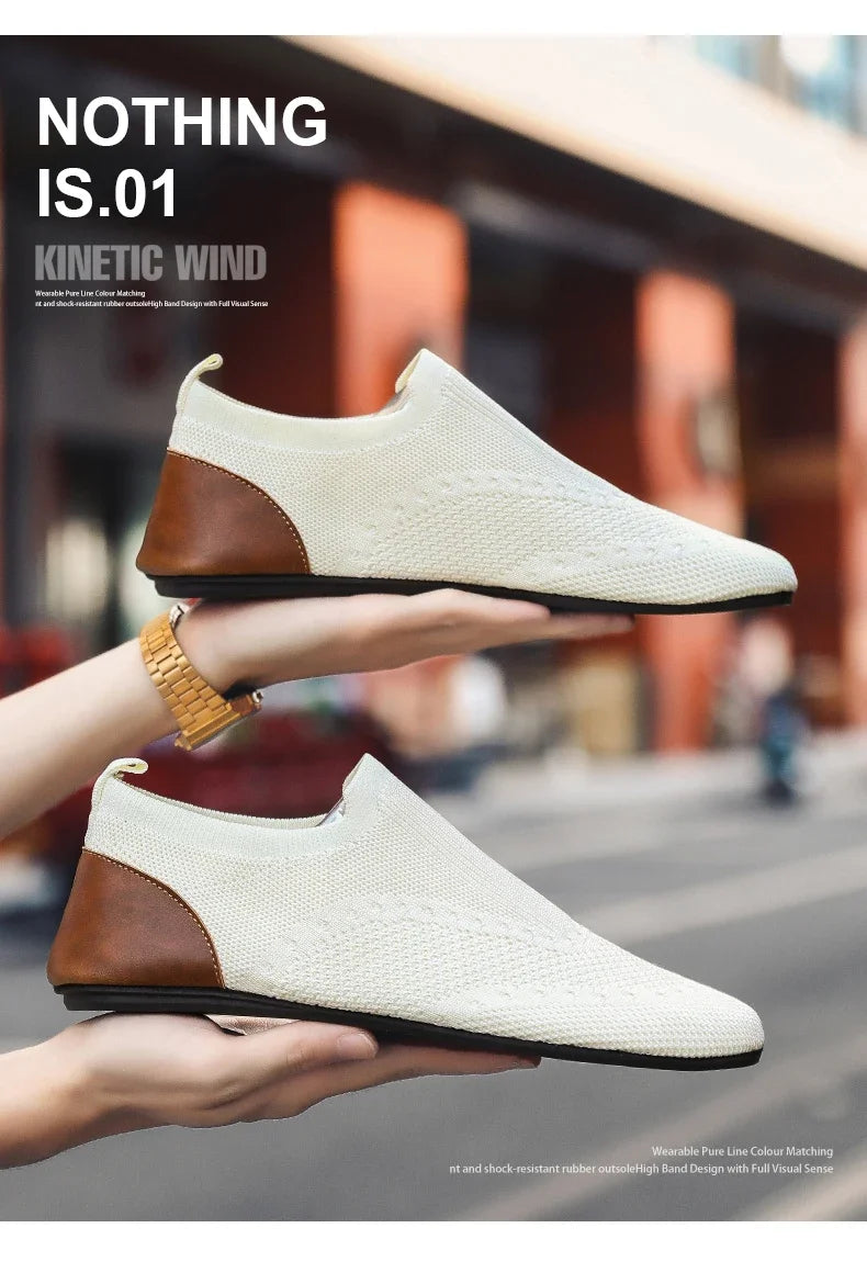 YRZL-Mocassins Légers pour Homme, Chaussures Plates Astronomiques, Conduite, Marche, Sans Lacets, Loisirs, Paresseux, 2024