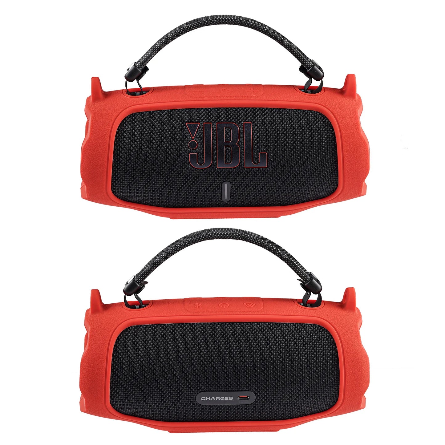 Étui de transport en Silicone pour haut-parleur Bluetooth Portable, housse de protection souple avec bandoulière pour haut-parleur JBL Charge 6